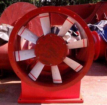 金河风机为什么瓦斯矿井要用抽出式通风机通风？